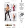 Passion - Tiopen 005 Collant Noir 1/2 60 Den